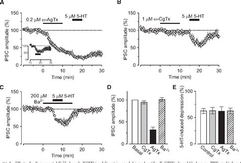 Figure From Modulatory Effects Of Serotonin On Gabaergic Synaptic