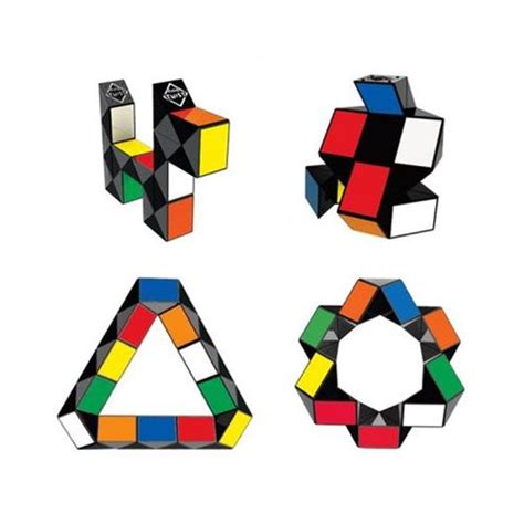 Головоломка Кубик Рубика Rubik's Змейка (разноцветная) - Toys4brain®