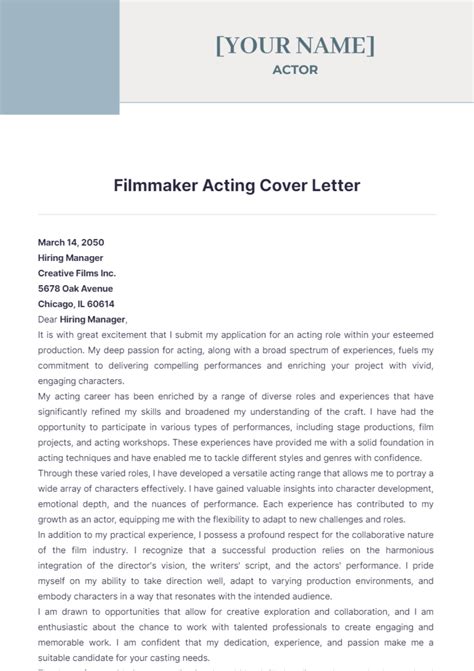 acting cover letter examples 3