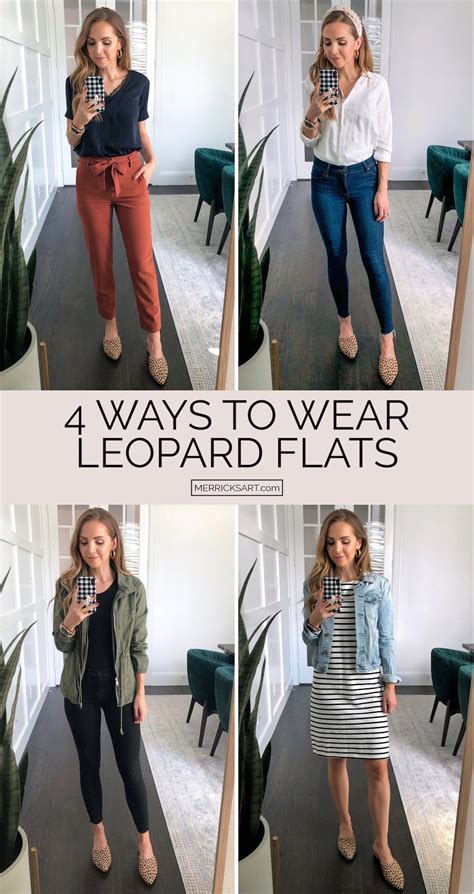 How To Style It Leopard Flats Outfits Merricks Art