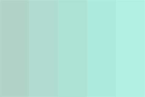 Pastel Mint Blue Color Palette