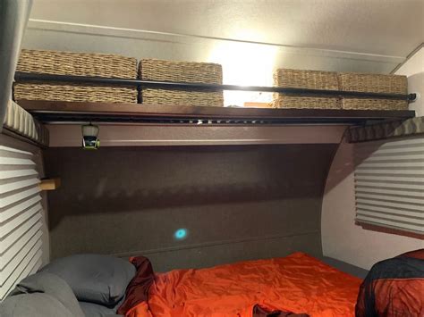 How A Corner Rv Bunk Room Was Converted To A Mobile Office Rv Inspiration Artofit