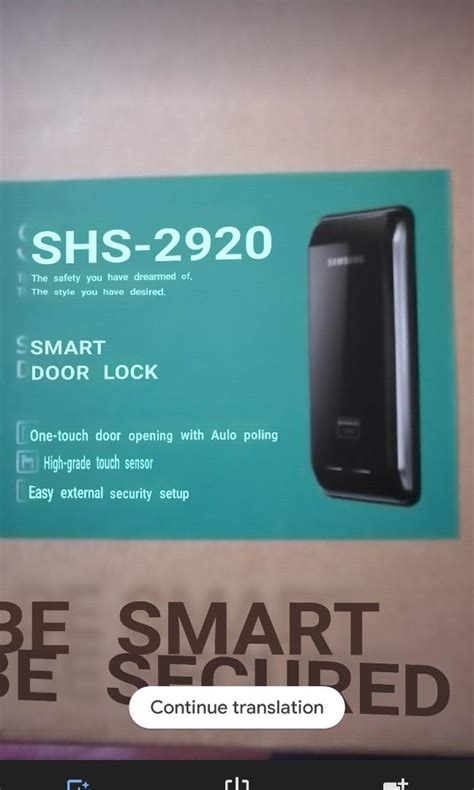 Samsung Shs 2920 Digital Door Lock 1 Year Warranty Furniture Home