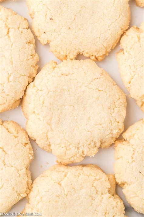 Gluten free shortbread cookies - Only 4 Ingredients