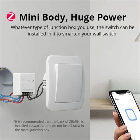 Sonoff Mini Commutateur Intelligent Zbmini Zigbee Module