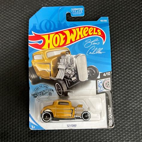 Hot Wheels Rod Squad Ford Coupe Gold Depop