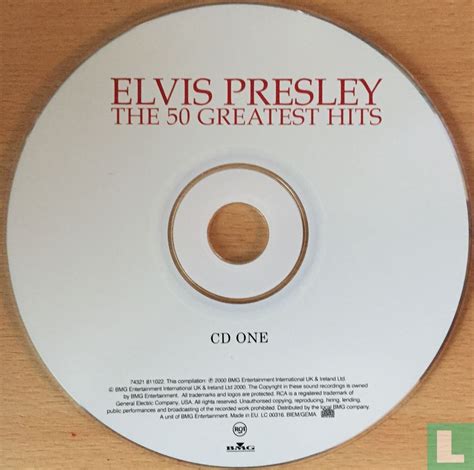 Elvis Presley The 50 Greatest Hits Cd 74321 811022 2000 Presley