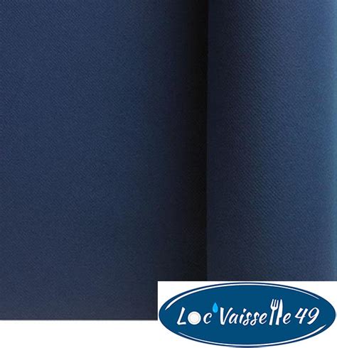 Nappe Intissé 10M Bleu marine Papier Doux et épais