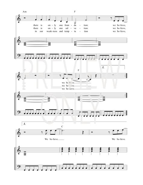 We Believe Lead Sheet, Lyrics, & Chords | Travis Ryan | WorshipHouse Media