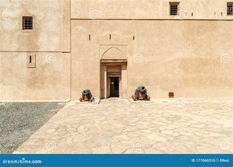 View Of The Jabreen Castle In Bahla Sultanate Of Oman Stock Photo