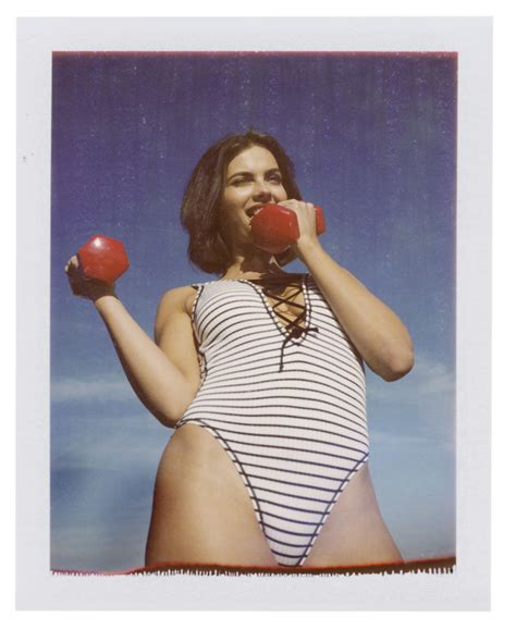 Robin Piccone | Striped lace up one piece swimsuit | Contemporary