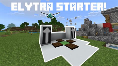 How To Make A Simple Elytra Launcher In Minecraft Java And Bedrock