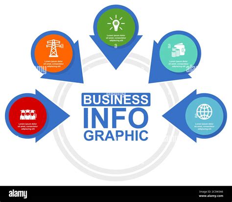 Infografía plantilla vectorial para presentación gráfico diagrama