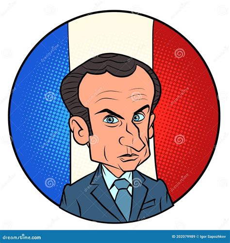 The President of France Emmanuel Macron Editorial Stock Image ...