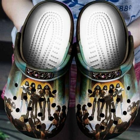 Amazon Kiss Rock Band Crocs Clog Shoes Crocband Personalizzata Etsy