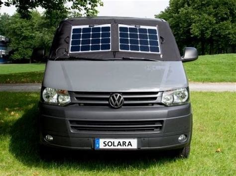 Mobile Solarmodule flexibel für unterwegs SOLARA Minivan camping