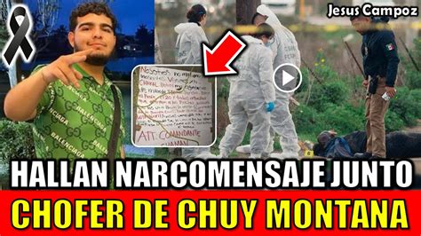 Asesinan Al Chofer De Chuy Montana Amarrado Junto A Narcomensaje En