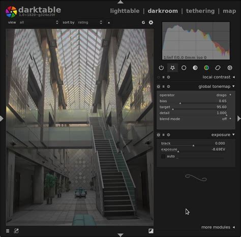 Process HDR Images Using Darktable Darktable