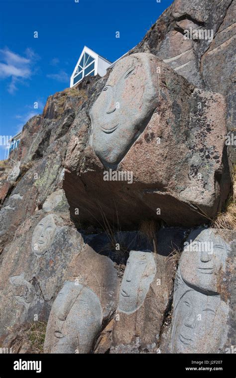 Greenland, Qaqortoq, Stone and Man outdoor sculpture project, Vision ...