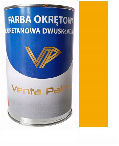 Farba Okrętowa Poliuretanowa RAL 1028 1L 9332522827850 Cena Opinie