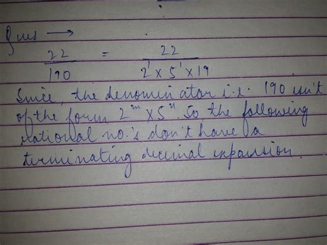 Without Actual Division Determine Which Of The Following Rational