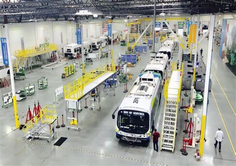 Work Platforms For Electric Bus Manufacturing