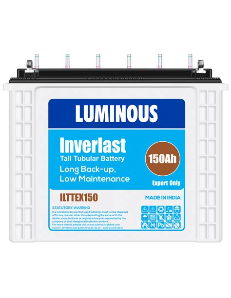 Luminous Inverlast V Ah Tubular Battery