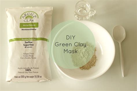 Super Easy DIY French Green Clay Mask Benefits For Acne Prone And