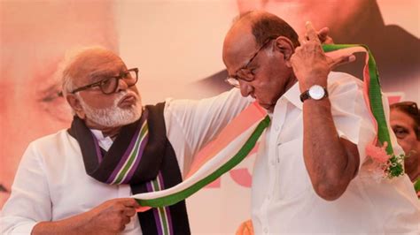 Maharashtra Chhagan Bhujbal Dari NCP Bertemu Sharad Pawar Menjelang