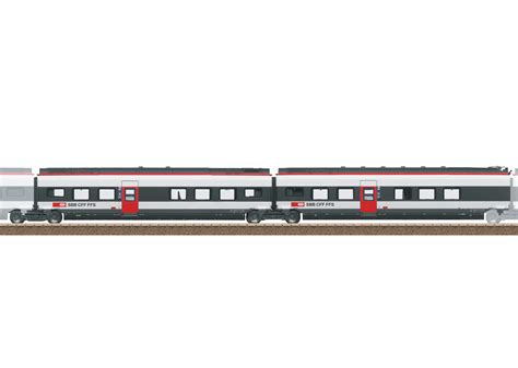 Trix Set Due Elementi Intermedi Elettrotreno Sbb Rabe