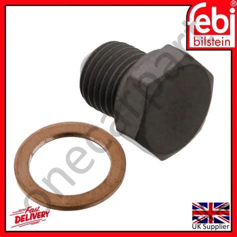 OIL SUMP DRAIN Plug And Seal N0138492 For VAG Audi Seat Skoda VW Febi