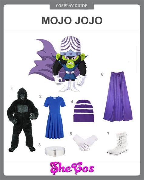 The Best DIY Guide to Mojo Jojo Costume of The Powerpuff Girls