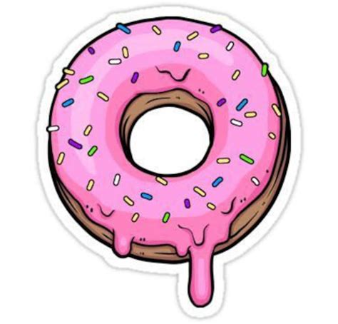 Yummy Cute Donut Vinyl Decal Sticker For Cars Windows Etsy