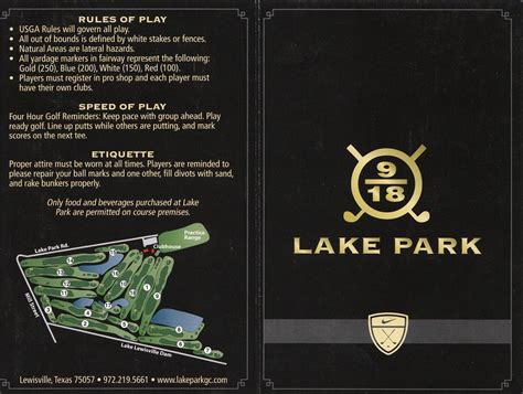 Lake Park Golf Course - Course Profile | Course Database