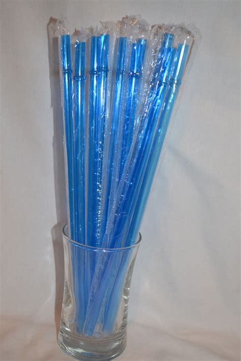 Reusable Straws Clear Solid Colors Plastic Acrylic 9” Rings Bpa Free