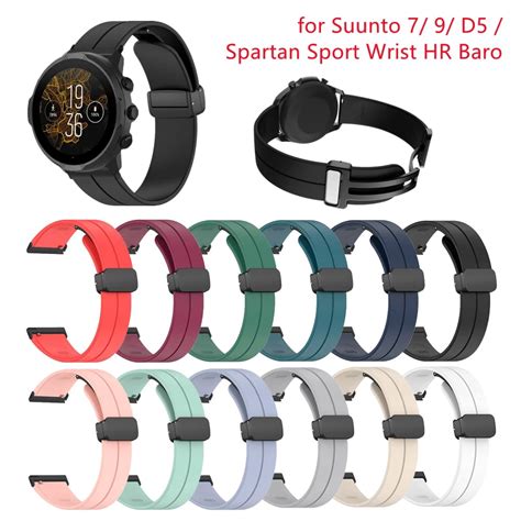 ๑New 24mm Silicone Watch Strap Band for Suunto 9 7 D5 Spartan Sport