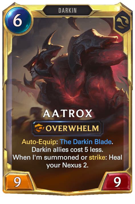 Aatrox Has Finally Been Added To Lor Raatroxmains