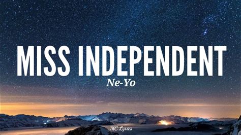 Neyo Miss Independent Lyrics Youtube