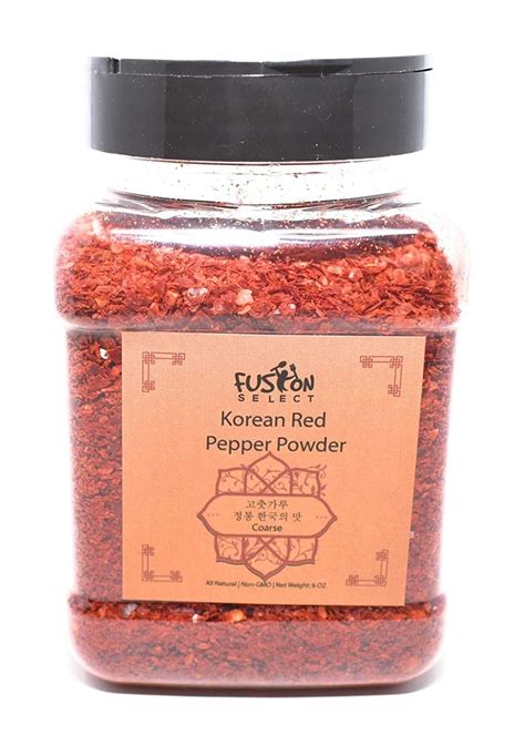 Fusion Select Korean Premium Organic Non Gmo Red Chili Pepper Flakes Powder Sweet And Spicy