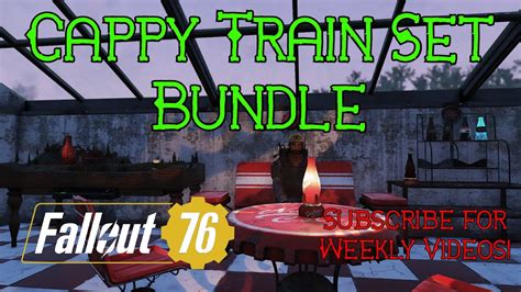 Fallout 76 Atomic Shop Cappy Train Set Bundle YouTube