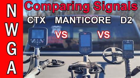 Minelab Manticore Comparing Deep Coin Signals With The XP Deus 2 And