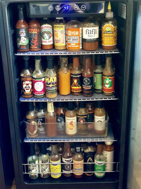 Our Hot Sauce Fridge Has Proven To Be A Good Investment R Spicy