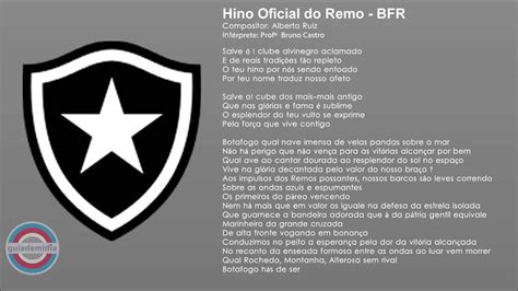 Hino Oficial Do Remo Botafogo F R Rj Youtube