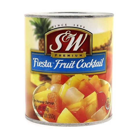 S And W Premium Fiesta Fruit Cocktail 850 Gram