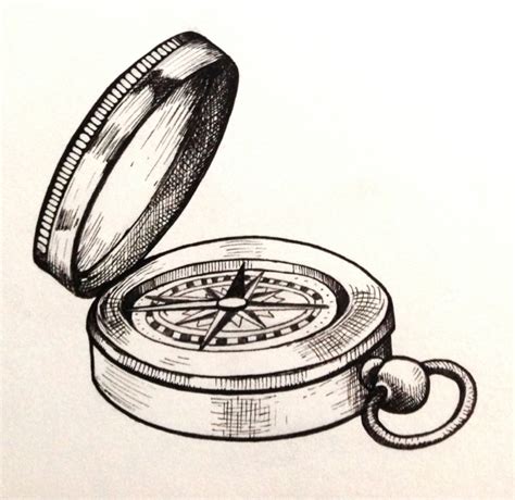 L S A Allen Art Practices Compass Drawing