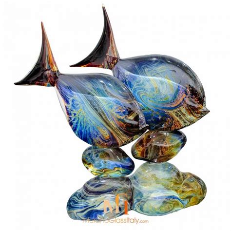 Murano Glasfiguren Fisch Offizieller Murano Glas Shop