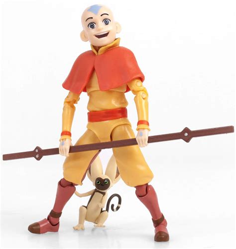 Avatar The Last Airbender Bst Axn Aang Momo 5 Action Figure The Loyal