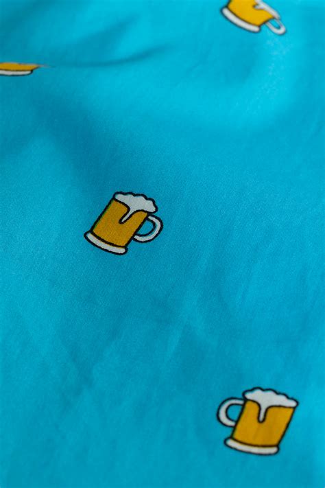 Buy Mens Beer Print Blue Boxer Online Snitch