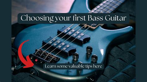 How To Choose Your First Bass Guitar Youtube