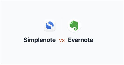 Simplenote vs Evernote